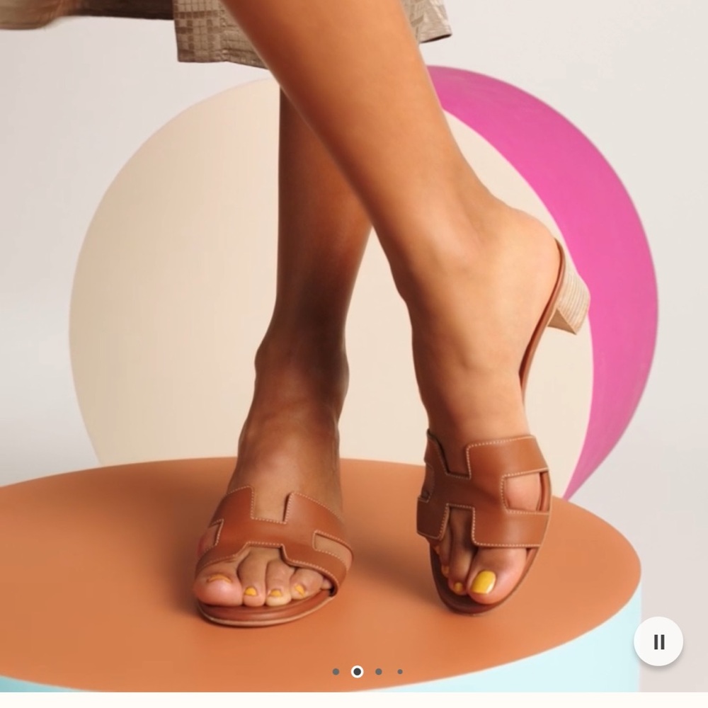 HERMES OASIS ORAN SANDALS - Picture 3 of 11
